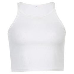 Camisole courte décontractée sans manches