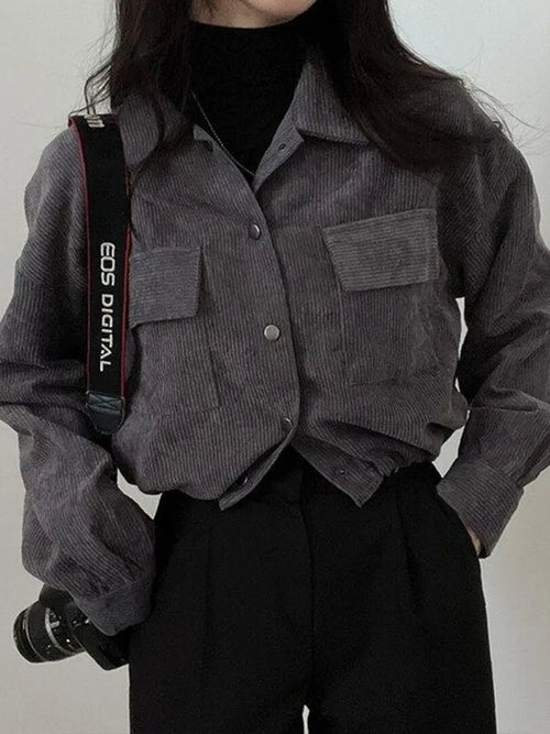 Veste courte à manches longues