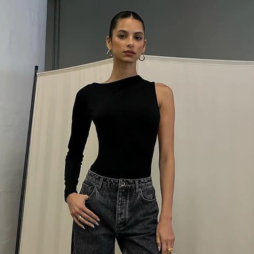 Combinaison chemise noire dos nu