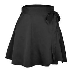 Soft Satin High Waist Skirt
