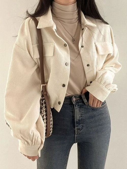 Veste courte à manches longues