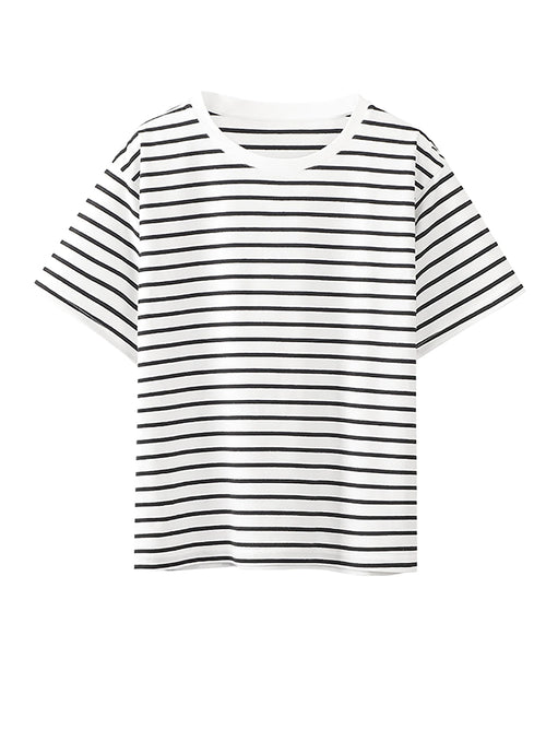 T-shirts rayés à manches courtes