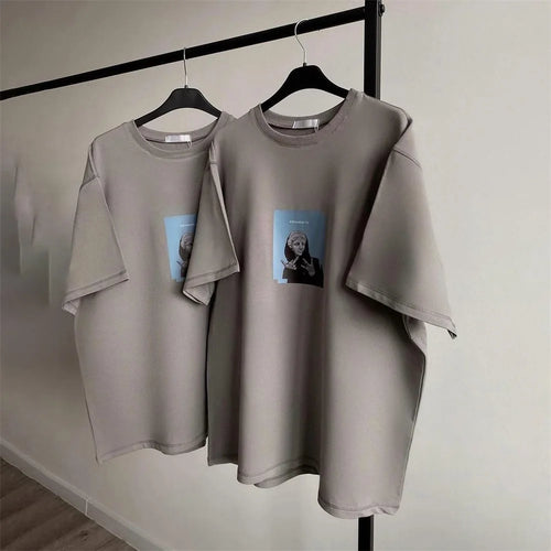 T-shirts graphiques décontractés et amples