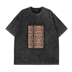 T-shirt oversize délavé à l'acide