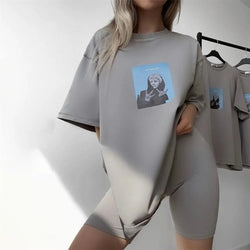 T-shirts graphiques décontractés et amples