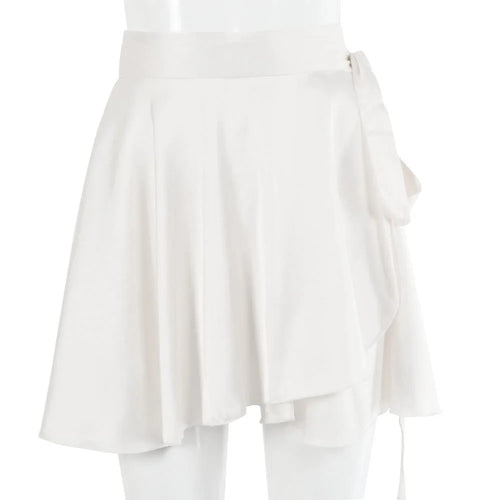 Soft Satin High Waist Skirt